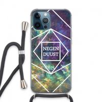 Negenduust ruimte: iPhone 13 Pro Max Transparant Hoesje met koord