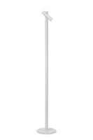 Lucide ANTRIM - Oplaadbare Leeslamp Binnen/Buiten - Accu/Batterij - LED Dimb. - 1x2,2W 2700K - IP54 - Met draadloos oplaadstation - Wit