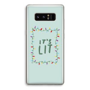 It's Lit: Samsung Galaxy Note 8 Transparant Hoesje