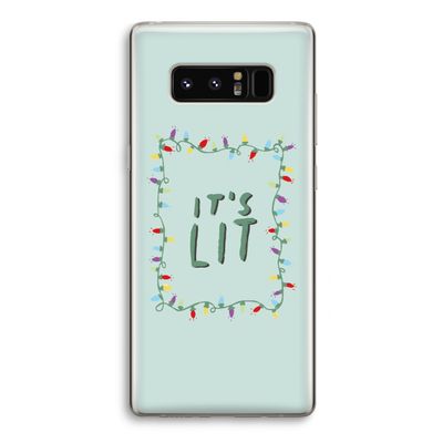 It's Lit: Samsung Galaxy Note 8 Transparant Hoesje
