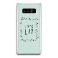 It's Lit: Samsung Galaxy Note 8 Transparant Hoesje