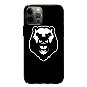 Angry Bear (black): iPhone 12 Pro Tough Case