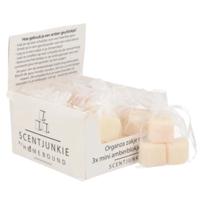 Amberblokje pure 4,5 cm organza zakje met 3 stuks