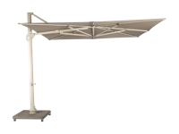 Vince parasol linen aluminium 300x300/8 taupe - Max luuk