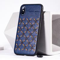 ROCK Origin Series Business TPU + PU beschermende case voor iPhone XS Max