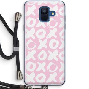 XOXO: Samsung Galaxy A6 (2018) Transparant Hoesje met koord