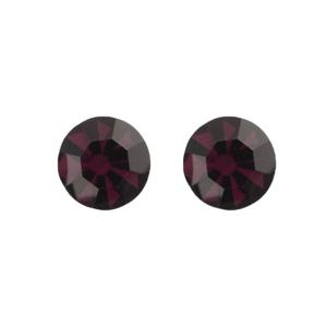 Biba Oorbellen met Swarovski Steentje Amethyst