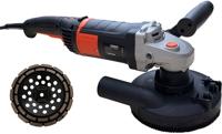 Spero Deluxe betonslijper cq schuur & polijstmachine | 180mm | 2200Watt | droog + verende stofkap & steen diamant komschijf - SPHS2001B-PR Spero Deluxe betonslijper cq schuur & polijstmachine | 180mm | 2200Watt | droog + verende stofkap & steen diamant komschijf - SPHS2001B-PR