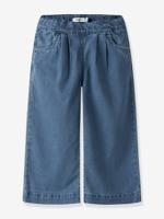 Wijde jeans met elastische taille voor meisjes NAME IT jeansblauw