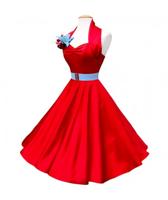 Dress Duchess Satin Red-46 (NL)/ 18 (UK) | 31% korting - thumbnail