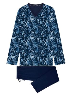 HOM - Long Sleepwear - Compiegne - navy, Maat:L