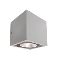 Deko Light Cubodo II Double SG Cubodo II Double Wandopbouwarmatuur LED vast ingebouwd Energielabel: G (A - G) 15.70 W LED Zilver