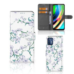 Motorola Moto G9 Plus Uniek Hoesje Blossom White