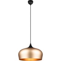 LED Hanglamp - Hangverlichting - Trion Christa - E27 Fitting - Rond - Mat Goud - Aluminium - Ø450mm