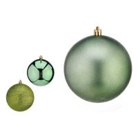 Kerstballen Groen Plastic Ø 10 cm 6 Stuks