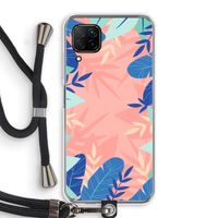 Tropisch: Huawei P40 Lite Transparant Hoesje met koord