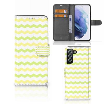 Samsung Galaxy S22 Plus | Telefoon Hoesje | Waves Yellow