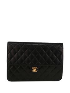 CHANEL Pre-Owned sac porté épaule Timeless (2002) - Noir
