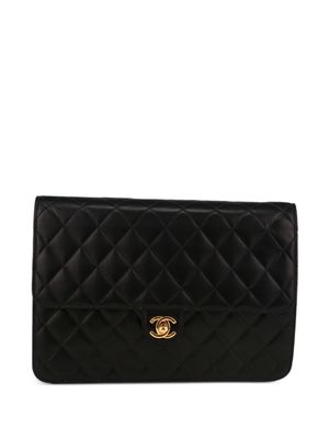 CHANEL Pre-Owned sac porté épaule Timeless (2002) - Noir