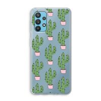 Cactus Lover: Samsung Galaxy A32 4G Transparant Hoesje