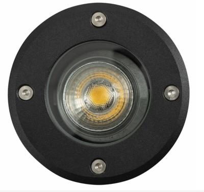 KS Verlichting Zwarte grondspotUnit GU10 - 7351D4