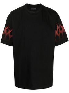 Vision Of Super t-shirt Red Flames - Noir