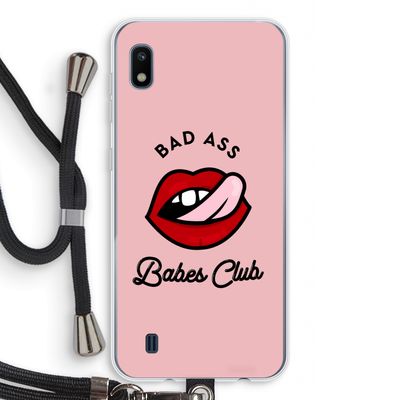 Badass Babes Club: Samsung Galaxy A10 Transparant Hoesje met koord