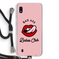 Badass Babes Club: Samsung Galaxy A10 Transparant Hoesje met koord