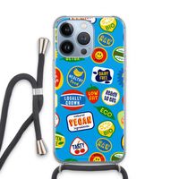 Fruitsticker: iPhone 13 Pro Transparant Hoesje met koord