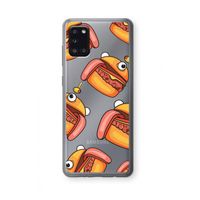 Hamburger: Samsung Galaxy A31 Transparant Hoesje