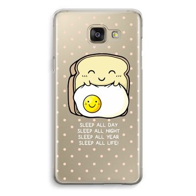 Sleep All Day: Samsung Galaxy A5 (2016) Transparant Hoesje