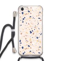 Terrazzo N°23: iPhone 8 Transparant Hoesje met koord
