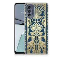 Motorola Moto G62 5G TPU Case Beige Flowers - thumbnail