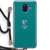 Win98: Samsung Galaxy A6 (2018) Transparant Hoesje met koord