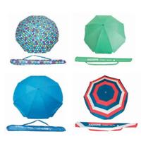 Strandparasol Aluminium Ijzer 220 cm