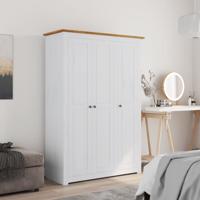 Kledingkast Panama Range 118x50x171,5 cm grenenhout wit