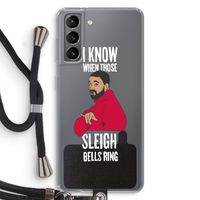 Sleigh Bells Ring: Samsung Galaxy S21 Transparant Hoesje met koord