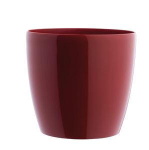 Bloempot Brussels diamond rond 14 cm lovely red - elho