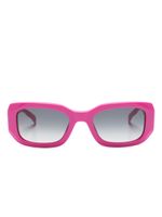 Zadig&Voltaire lunettes de soleil à monture rectangulaire - Rose