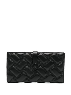 Kurt Geiger London portefeuille à design embossé - Noir