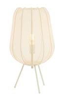 Light & Living Japandi tafellampPlumeria crème Ø 34cm - 1874427