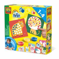 SES my first - vingerafdruk verf kunstwerk