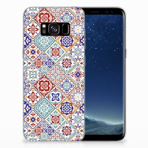 Samsung Galaxy S8 TPU Siliconen Hoesje Tiles Color