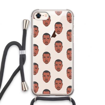 Kanye Call Me?: iPhone 8 Transparant Hoesje met koord