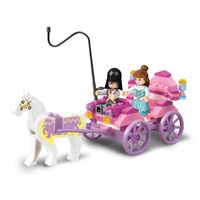 Sluban Princesses Carriage bouwstenen set (M38-B0239) - thumbnail