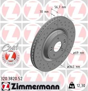 Remschijf KIA SPORT Z 320382052