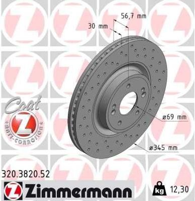 Remschijf KIA SPORT Z 320382052