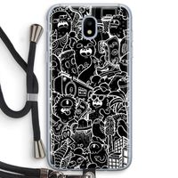 Vexx Black City : Samsung Galaxy J5 (2017) Transparant Hoesje met koord