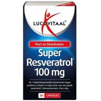 Lucovitaal Super Resveratrol 100mg 30Capsules