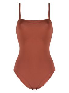 ERES maillot de bain Aquarelle à encolure carrée - Marron